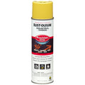 Precision Line Marking Paint, 20 oz, High Visibility Yellow, Water -Based