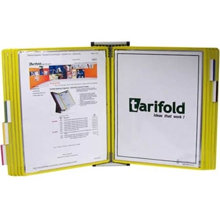 Document Wall Display Unit, 10 Yellow Poc