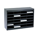 Literature Organizer, 24 Compartments, Blk