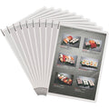 Antimicrobial Display Pockets, Letter Size, White, PK10