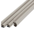 Steel Door Weatherstrip, Magnetic, Beige
