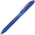 Retractable Roller Ball Pen, Medium 0.7 mm, Blue PK12