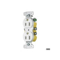 Straight Blade Receptacle, 5-15R, 15 A, 125V AC, 2 Pole, 3 Wire, Surface Mount, Grounded