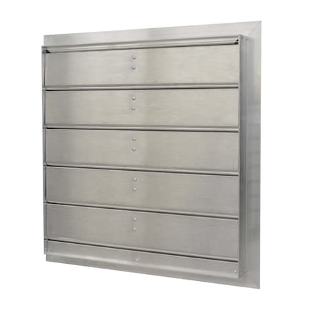 Manual Damper, Aluminum, Square