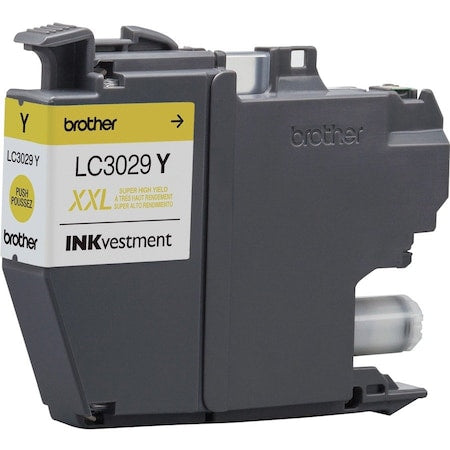 Brother Genuine LC3029Y INKvestment Super High Yield Yellow Ink Cartridge - Inkjet - Super High Yield - Yellow