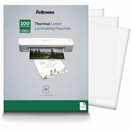 Laminating Pouch, 11 1/2" L, 9" W, PK100