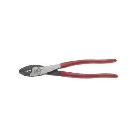 Crimping and Cutting Tool for Connectors, 10 to 22 AWG, 9-3/4 in, Red