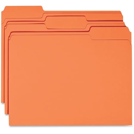 File Folder, Orange, Paperboard, PK100