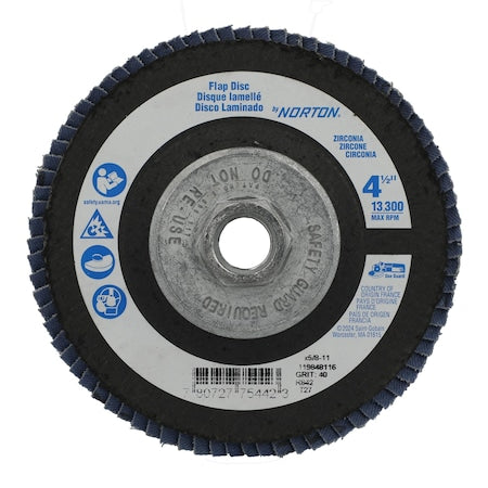 Fiber Disc, 4 1/2 in Dia, 5/8in Arbor