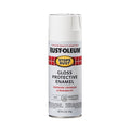 Spray Paint, White, Gloss, Solvent, 12 oz
