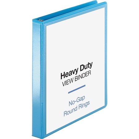 Ring Binder, Light Blue, Clear Sleeve