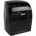Sanitouch Manual Hard Roll Towel Dispenser, Black, for 1.5" Core, 12.63" x 16.13" x 10.2", Qty 1