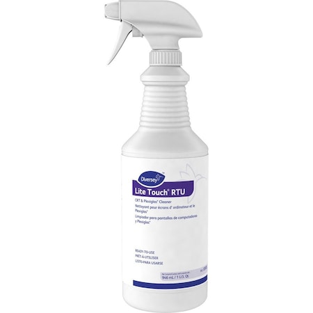 Liquid Acrylic Barrier Cleaner, Purple, Unscented, Trigger Spray Bottle, 12 PK