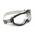 Safety Goggles, Clear Lens, Anti-Scratch & Anti-Fog, Non-Vented, Neoprene Strap