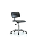 Core Polyurethane Chair Chrome - Desk Height with Stationary Glides