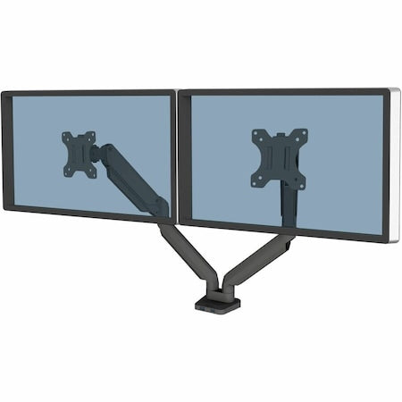 Dual Monitor Arm, 18 lb. Cap.
