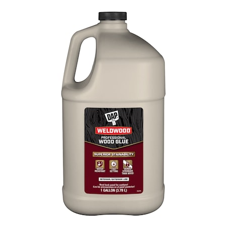 Professional Wood Glue, Weldwood Series, 1 gal, Jug