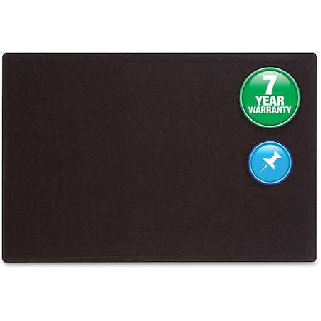 Fabric Bulletin Board 2 x 3 ft., Black