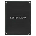 Letter Board 2 ft.x3ft., Black, Aluminum Frame