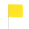 Marking Flag, Vinyl, 18" Wire Staff, Blank, 18" L., 100 PK
