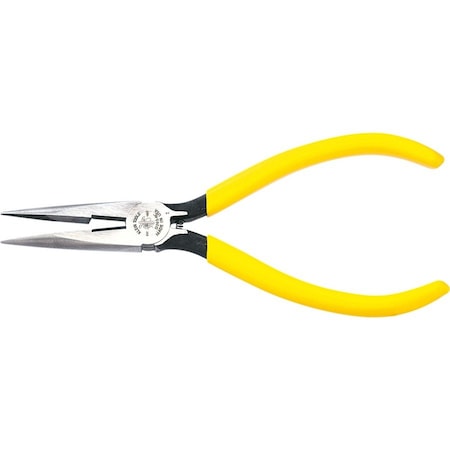 6 5/8 in D203 Needle Nose Plier, Side Cutter Plastic Dipped Handle