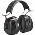 Headset, 26dB, Headband, Black, AA Batteries