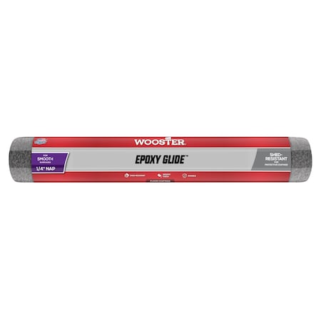 18" Paint Roller Cover, 1/4" Nap, Fabric