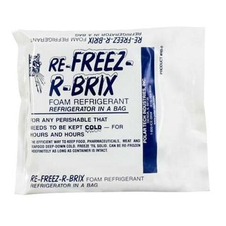 Cold Bricks, 4 1/2" x 4" x 3/4", White, PK42