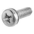#6-32 x 1 1/2 in Phillips Pan Machine Screw, Zinc Plated Steel, 25 PK