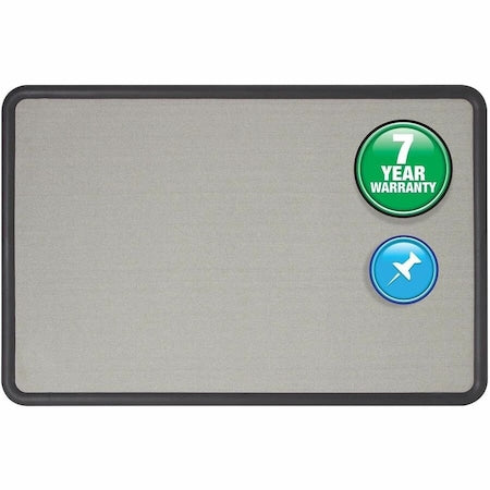 Fabric Bulletin Board 2 x 3 ft., Gray