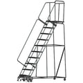 Safety Rolling Ladder,Steel,100 in.H