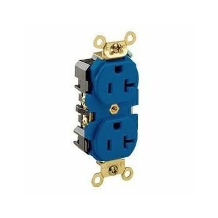 PlugsandReceptacles, 20A, 125VAC, Bl, Nylon