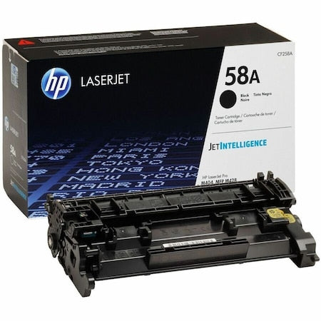 HP 58A Original Standard Yield Laser Toner Cartridge - Black - 1 Each - 3000 Pages