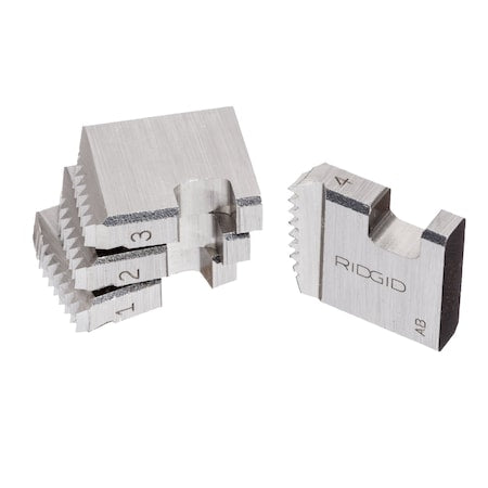 Manual Pipe Threading Replacement Dies, 3/4" Alloy Right-Hand NPT, 4-Piece