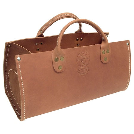 Tool Tote, Brown, Leather, 0 Pockets