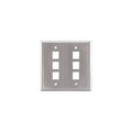 Wall Plate, 6 Port