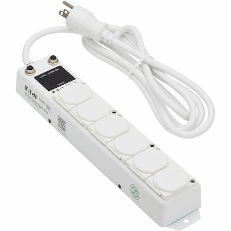 Power Strip, Hospital Grade, 6 5-15R-HG, 5-15P-HG, 7 ft., White