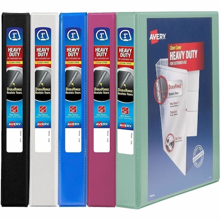 Heavy-Duty View Binder, 1" One Touch Sla
