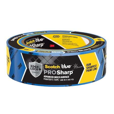 Painter'sTape, Crepe, Blu, 60ydL, 1-7/8inW