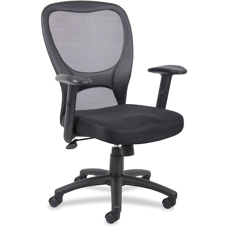 Mesh Task Chair, Adjustable, Black