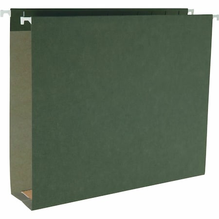 Hanging File Folder, Green, PK25