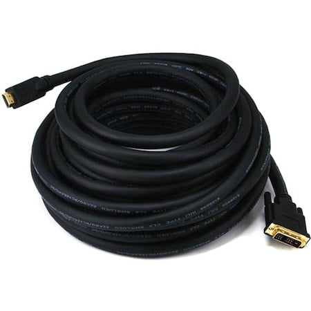 HDMI-DVI Cables, Black, 50 ft., 22AWG