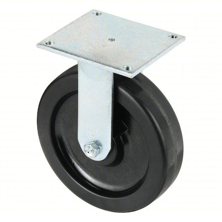 Plate Caster, Rigid, Phenolic, 9 1/2"H
