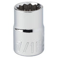 Sockets, 7/16" S x 3/8" Drive S SAE 12 P, CMMT44332