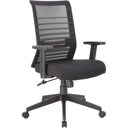 Mesh Task Chair, Adjustable, Black