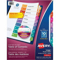 10 Tab Index Dividers, PK6