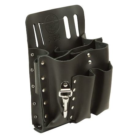 Black Leather 8 Pockets, 5164