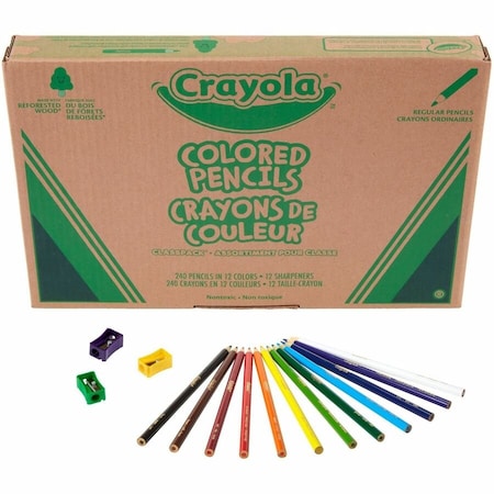 Colored Pencil, Assorted, 2B, PK240