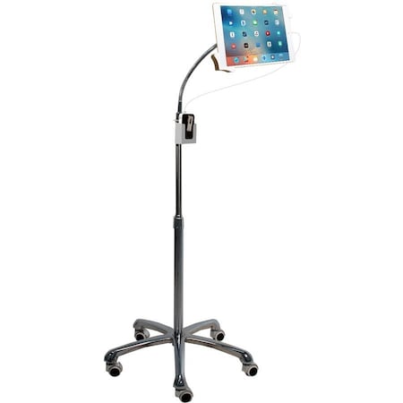 Tablet Gooseneck Floor Stand, 26" L