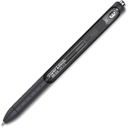 InkJoy Gel Pen, Retractable, Fine 0.5 mm, Black Ink, Black Barrel, PK12